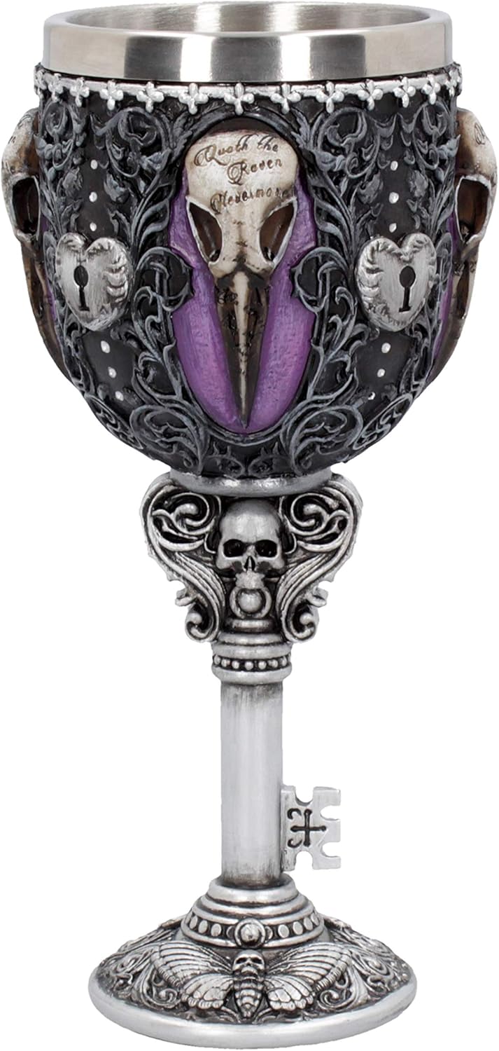 Nemesis Now B4725P9 Edgar's Raven Goblet 18cm