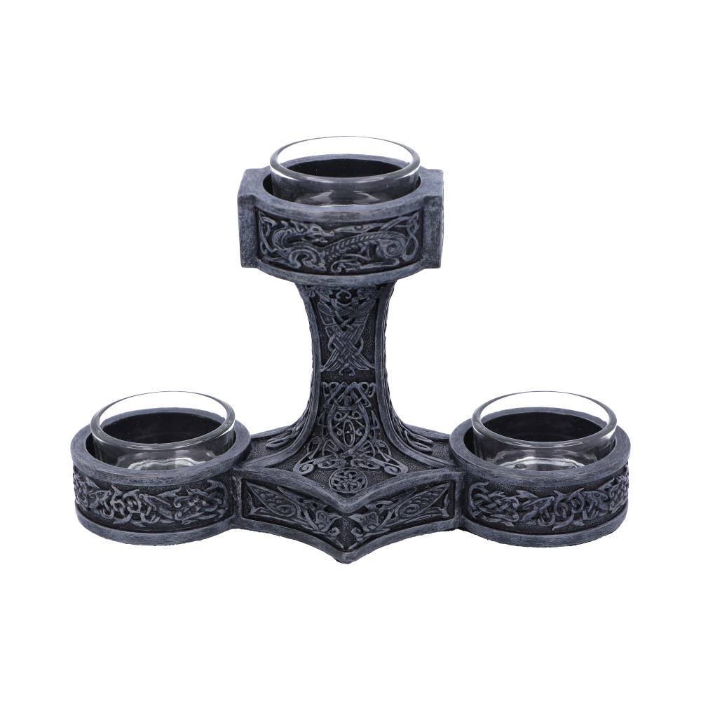 Thor's Hammer Tealight Holder 18.5cm