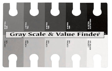 COLOR WHEEL COMPANY GRAY SCALE VALU FIND 4"X6"