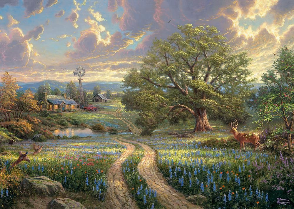 Schmidt Spiele - Thomas Kinkade : Country Living (1000pc) - Puzzle