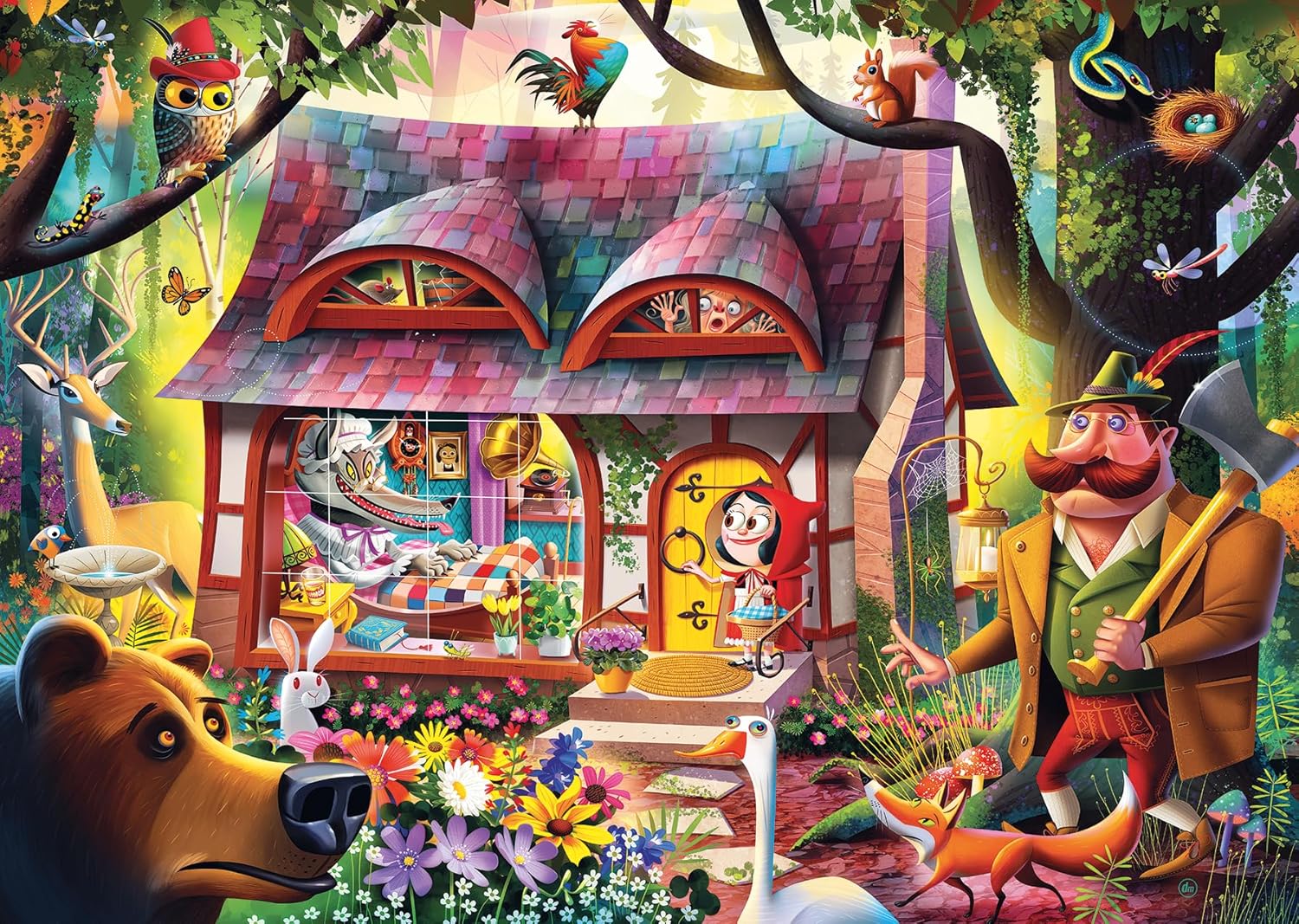 Ravensburger Come in, Red Riding Hood - 1000 Piece Jigsaw Puzzle