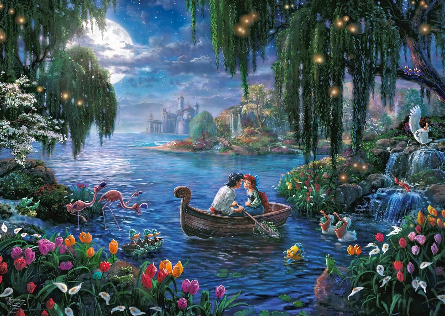 Schmidt Mickey and Minnie Spiele 57370 Thomas Kinkade