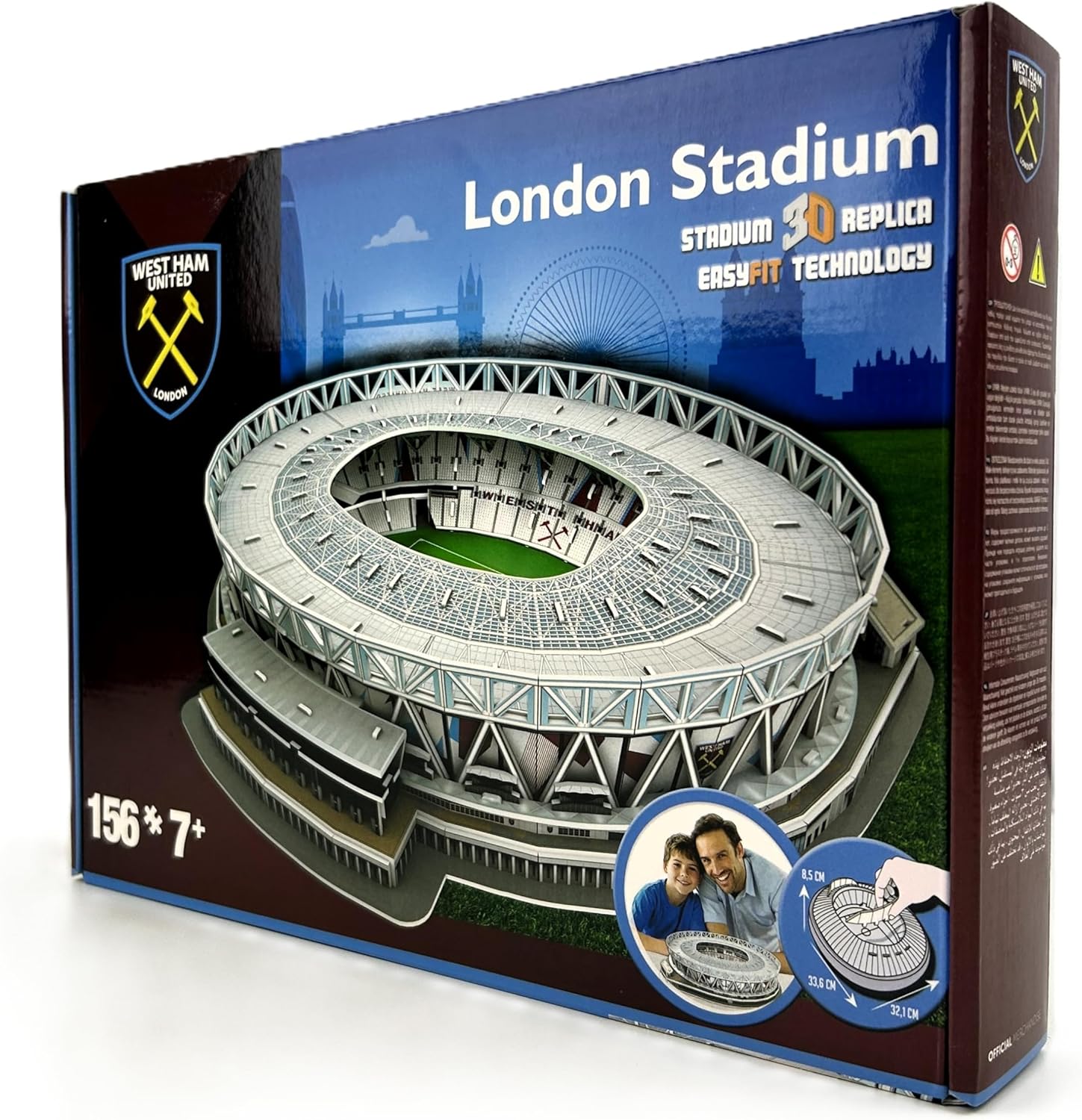 NANOSTAD West Ham United's London Stadium 3D Puzzle