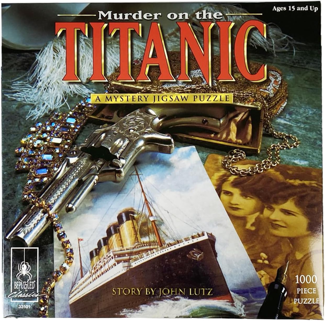 University Games Murder on the Titanic 1000pc Jigsaw Puzzle