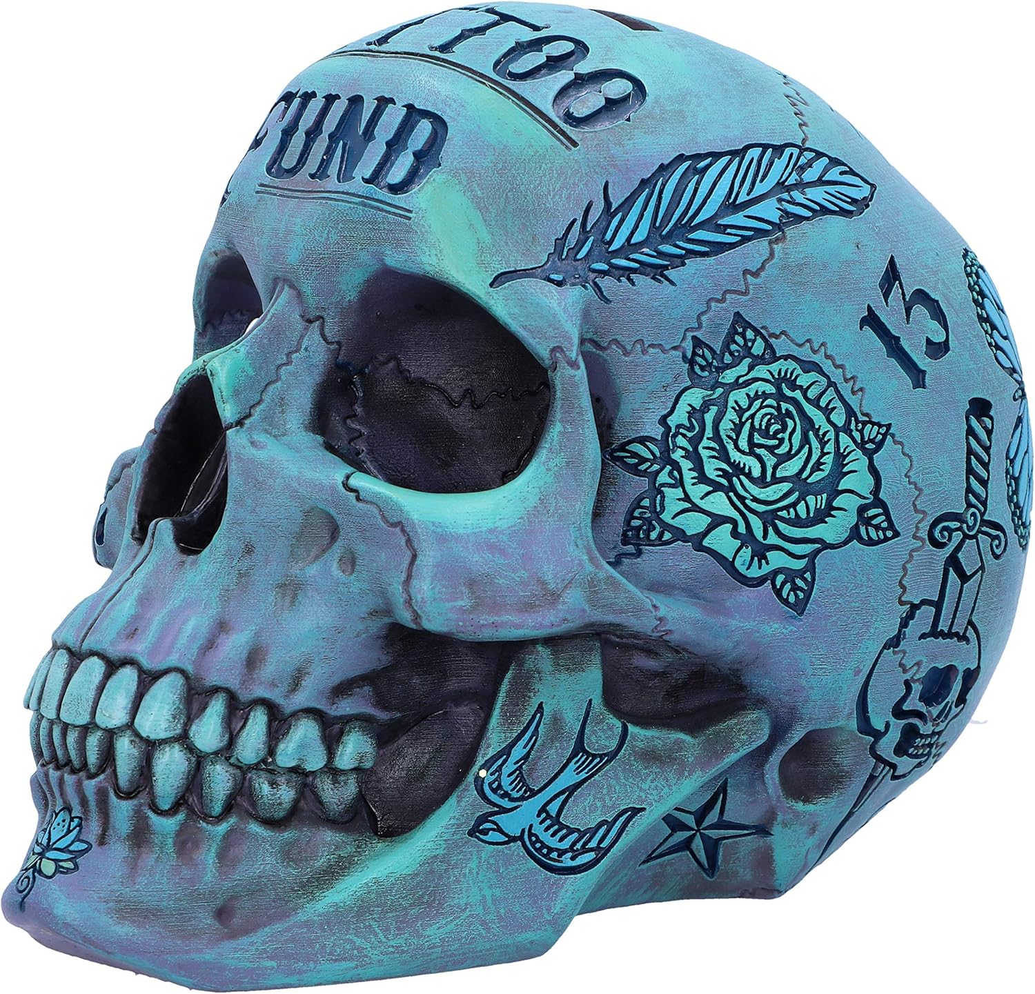 Nemesis Now Tribal Tattoo Fund Skull Ornament
