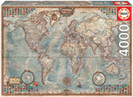 Educa The World, Executive Map Jigsaw Puzzle - 4000 pieces
