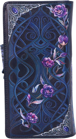 Nemesis Now Ravens Flight Black Wing Floral Embossed Purse
