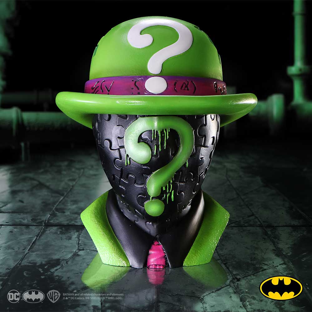 DC Batman Riddler Hat Box in green 14.5cm