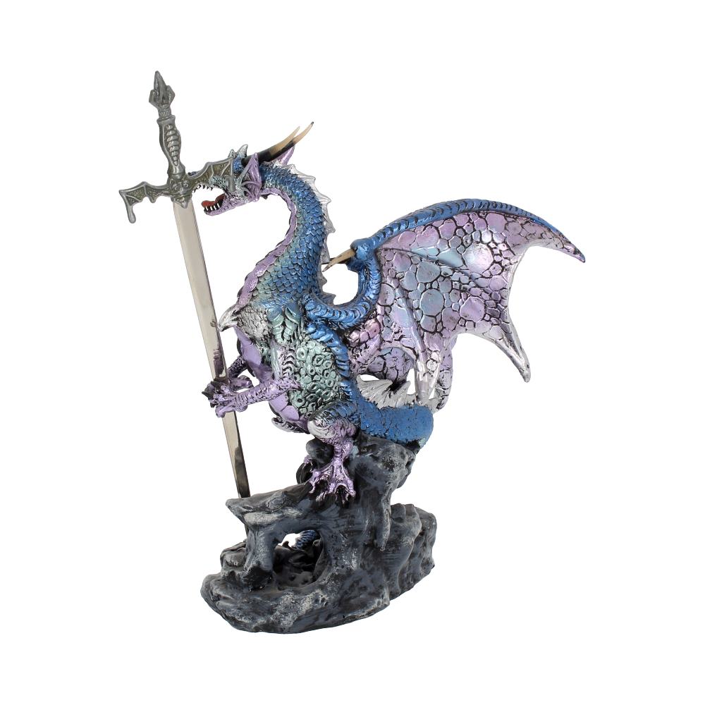 Lilac Purple Sword of the Dragon Gothic Fantasy Letter Opener 22cm