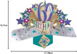 Second Nature 60th Birthday Pop Up Greeting Card