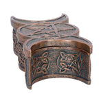 Triple Moon Bronze Trinket Box 18.5cm