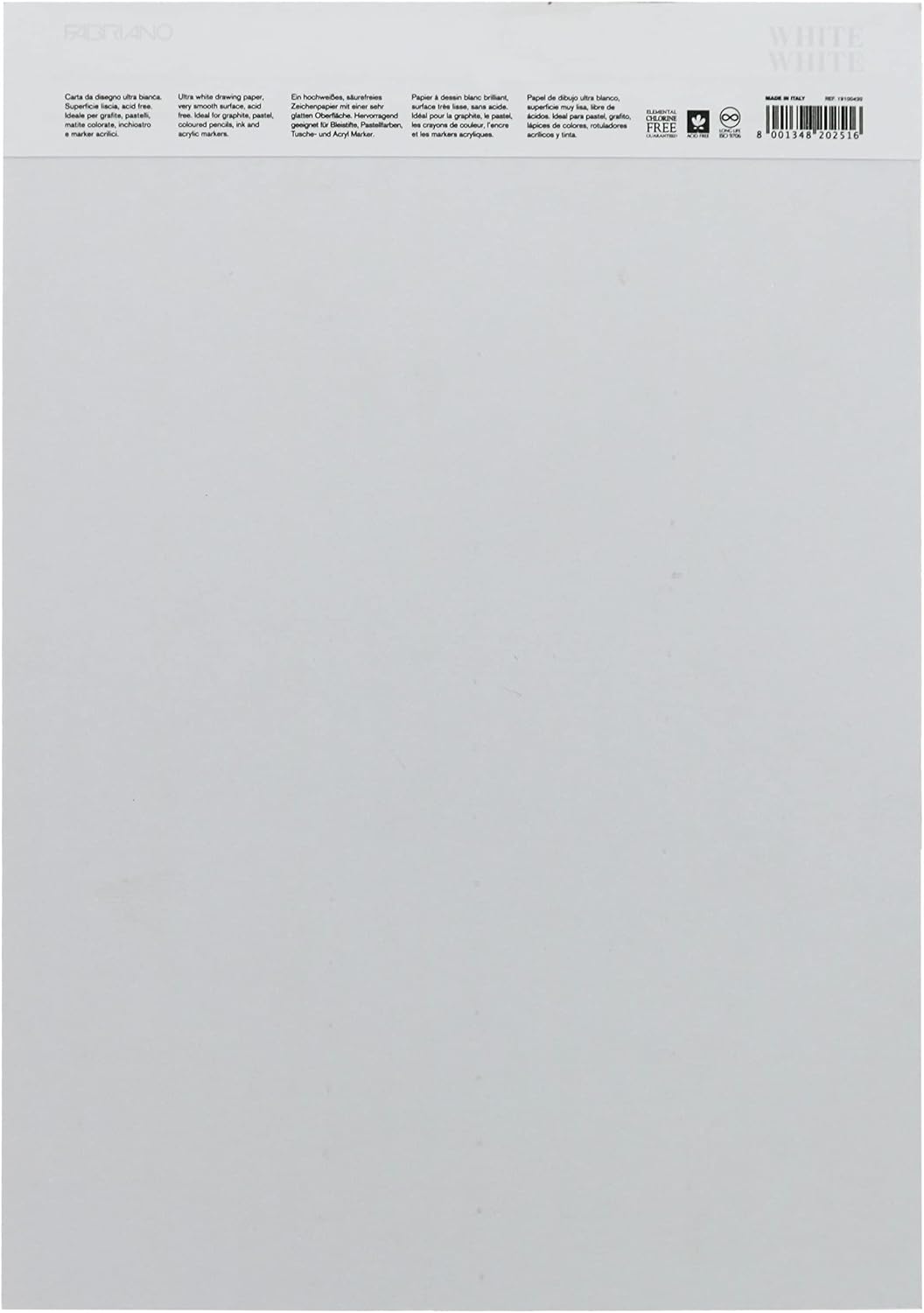 Fabriano White White Pad
