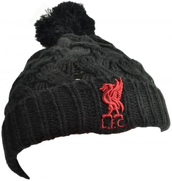 Liverpool FC Unisex Adult Bowline Liver Bird Knitted Bobble Beanie