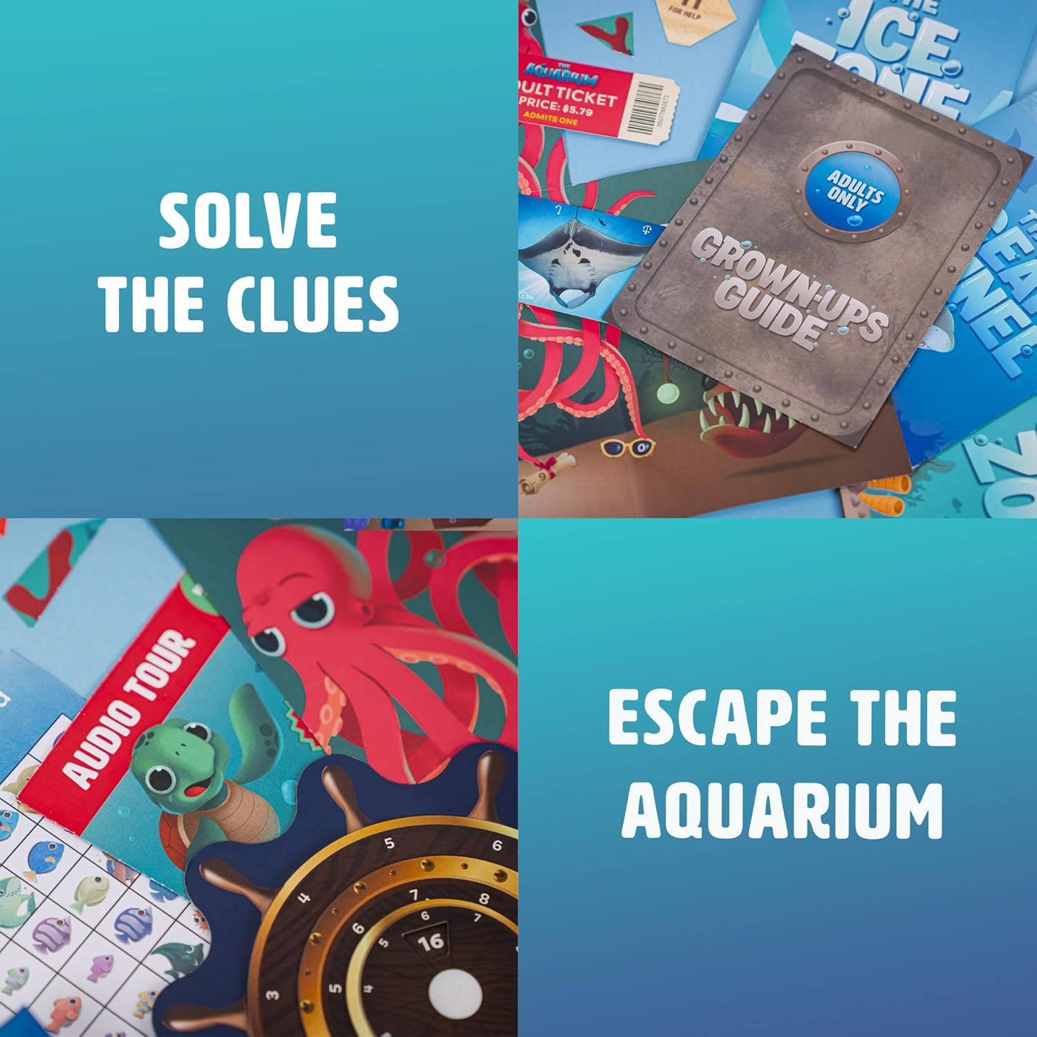 Professor Puzzle: Escape from The Aquarium - Escape Room Game.