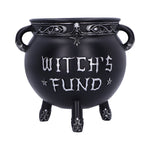 Witch's Fund Cauldron Money Box 16.5cm
