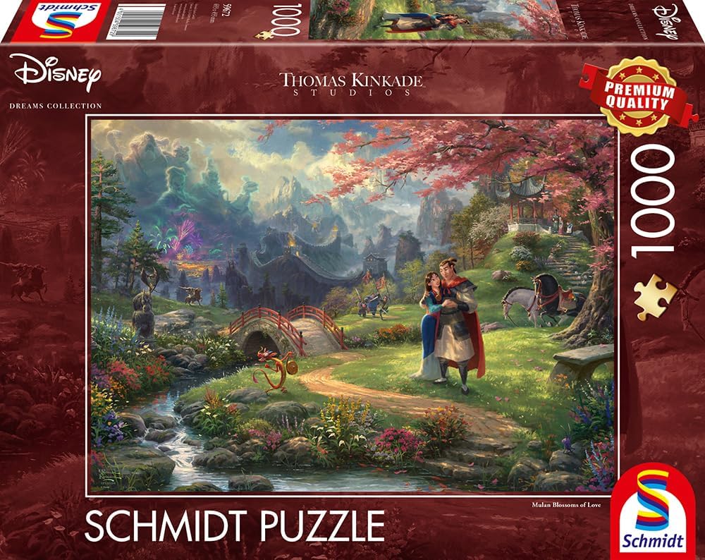 Schmidt Spiele 59672 Thomas Kinkade Disney Mulan Jigsaw Puzzle