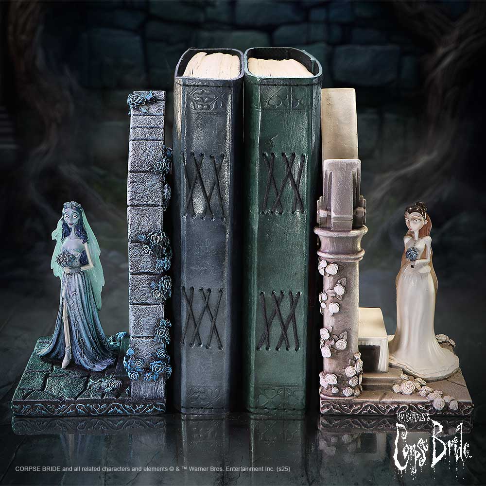 Corpse Bride Emily and Victoria Resin Bookends 19cm
