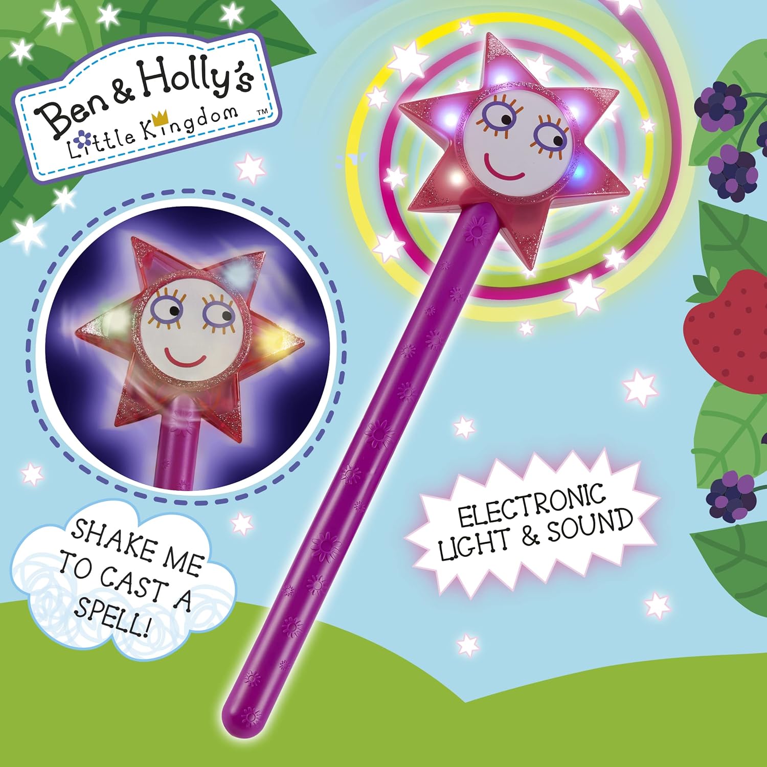 Ben & Holly Sparkle & Spell Wand with Sounds & Speech