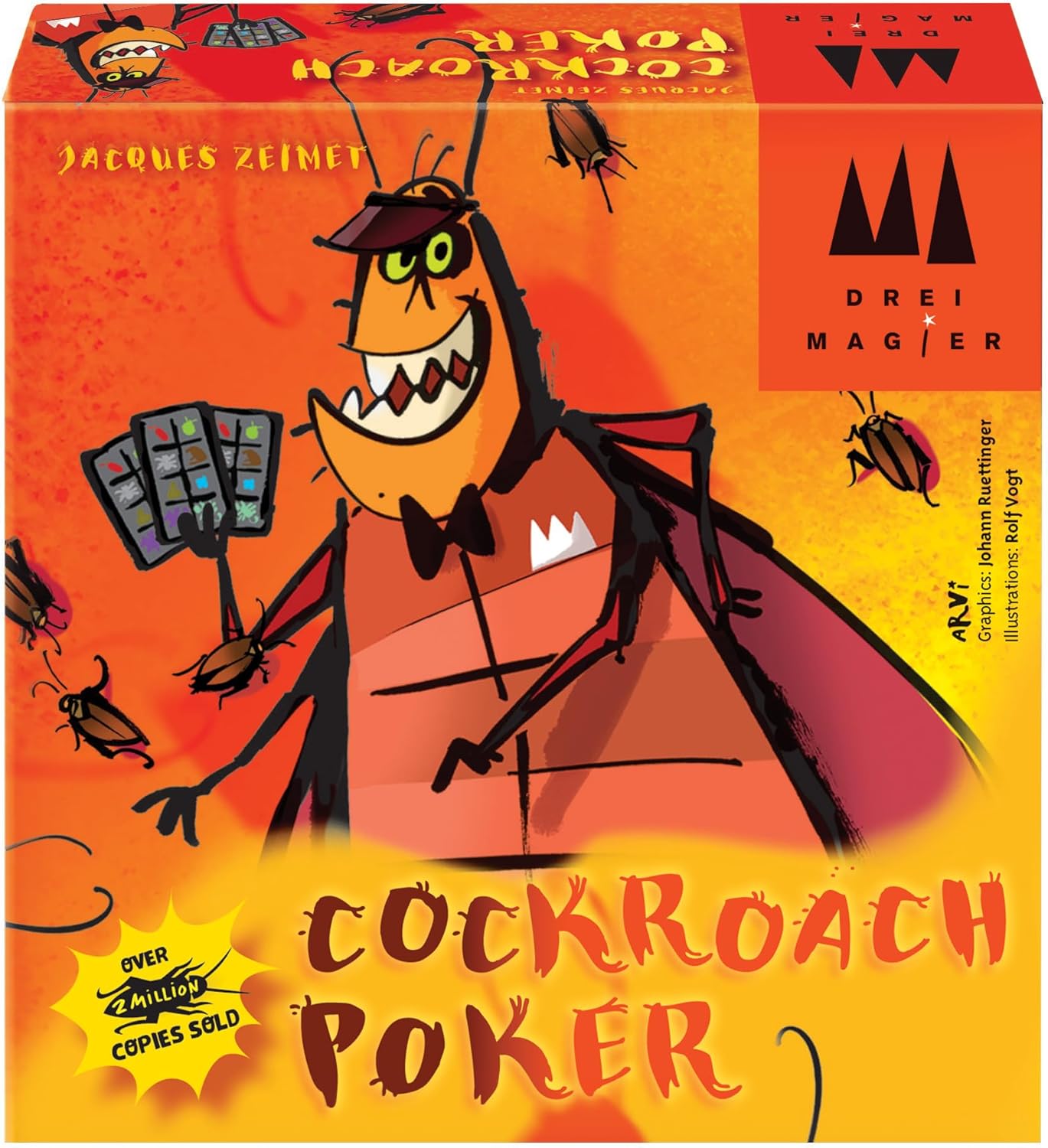 Schmidt | DMS Cockroach Poker English Edition | Card Game