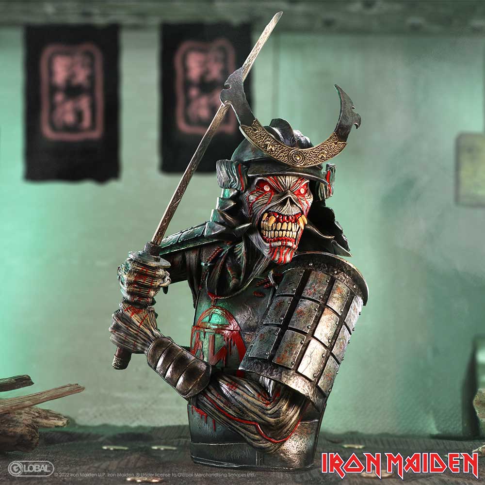 Officially Licensed Iron Maiden Senjutsu Bust Box 41cm