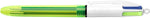 Bic 4 Colour Fluo Black/Blue/Red/Yellow Highlighter