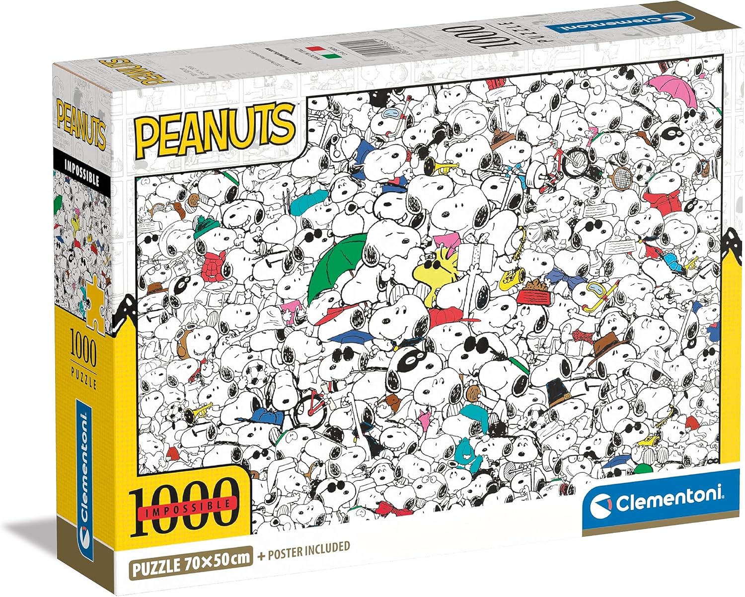 Clementoni - 39804 - Impossible Puzzle Peanuts