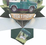 Happy Birthday Jeep Pop-Up Greeting Card