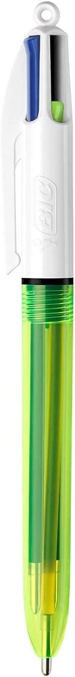 Bic 4 Colour Fluo Black/Blue/Red/Yellow Highlighter