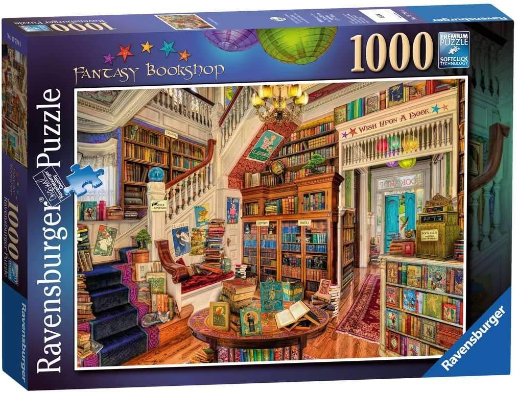 Ravensburger The Fantasy Bookshop 1000 Piece Jigsaw Puzzle