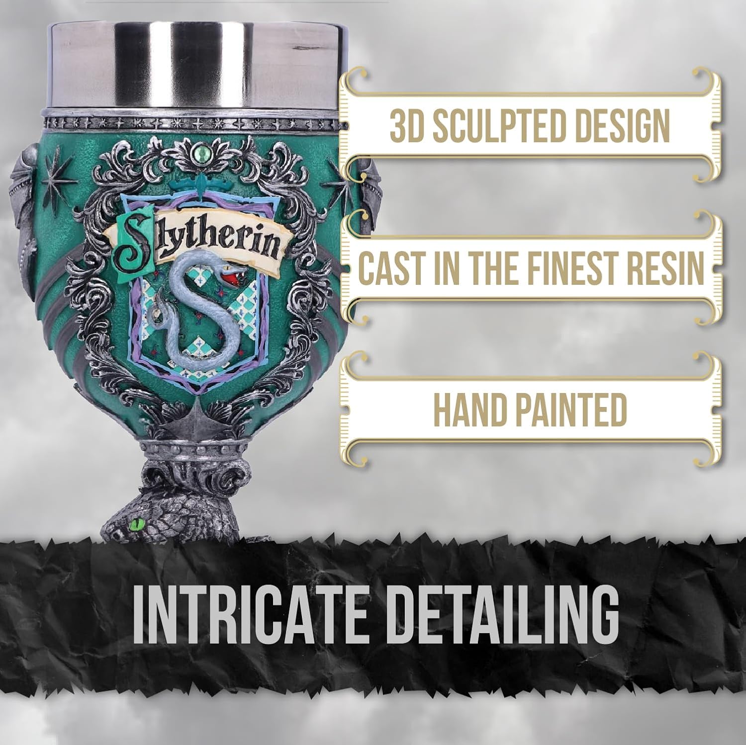 Nemesis Now Harry Potter Goblet, Hand Painted Harry Potter Collectible Chalice