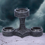 Thor's Hammer Tealight Holder 18.5cm