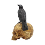 Salems Familiar Box Gothic Raven Skull Witch Pentagram Trinket 27cm