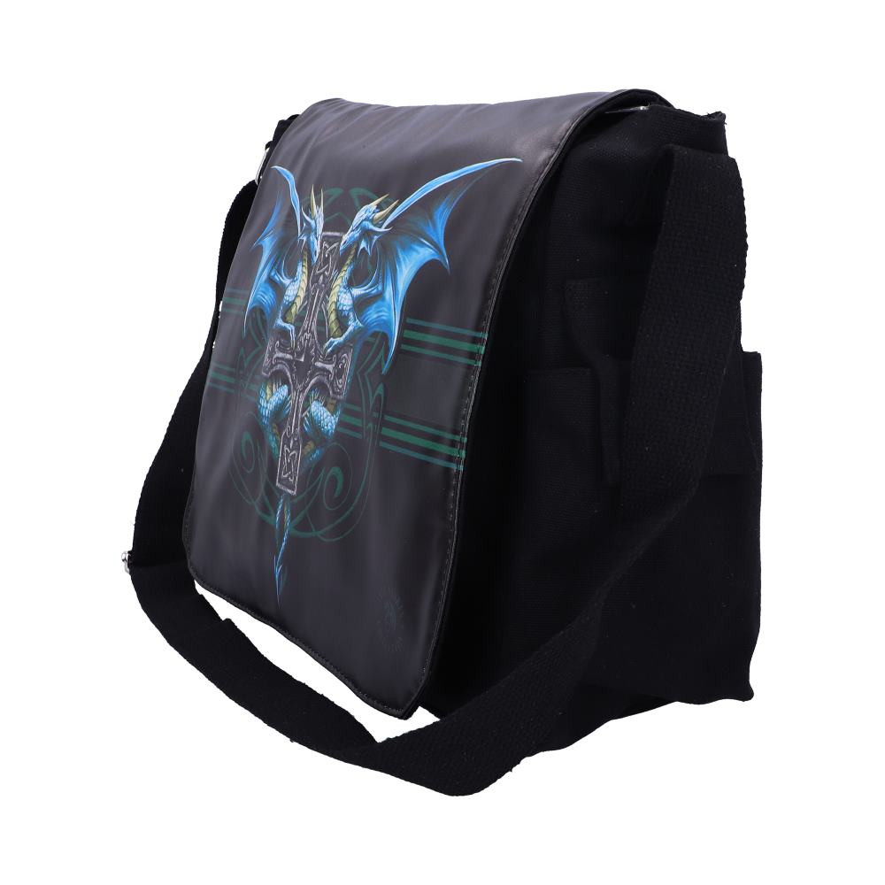 Gothic Fantasy Dragon Duo Messenger Bag by Anne Stokes 40cm