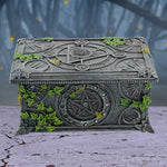 Ivy Covered Wiccan Pentagram Tarot Trinket Box 17.5cm