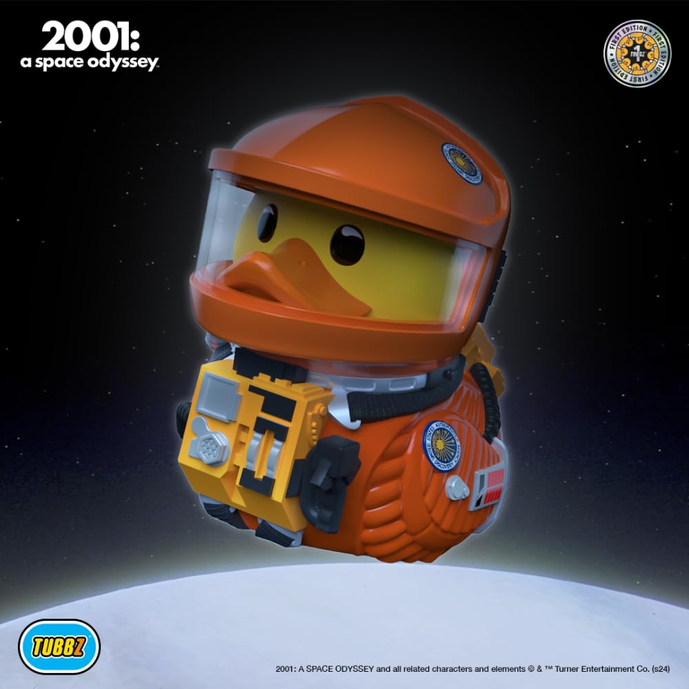 TUBBZ First Edition David Bowman Collectable Vinyl Rubber Duck Figure - Official Stanley Kubrick Merchandise - Sci-Fi TV & Movies