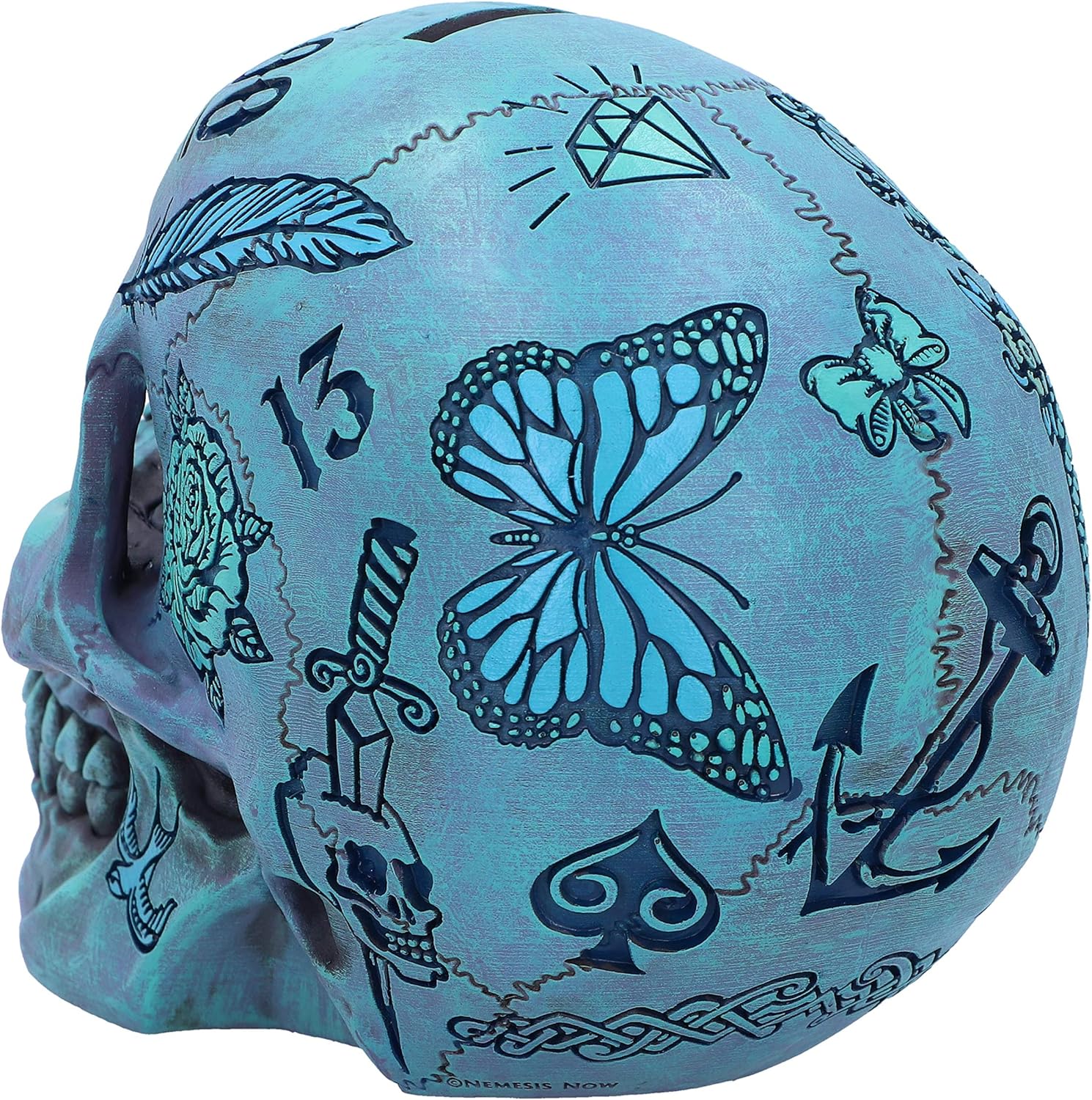 Nemesis Now Tribal Tattoo Fund Skull Ornament