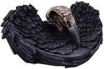 Nemesis Now Edgar Allan Poe's Nevermore Raven Skull Trinket Holder