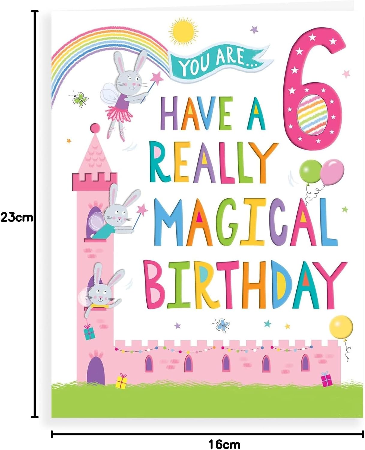 Regal Cards Girl Age 6 Have A Magical Birthday Card