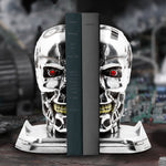 T-800 Terminator 2 Judgement Day T2 Head Bookends 18.5cm