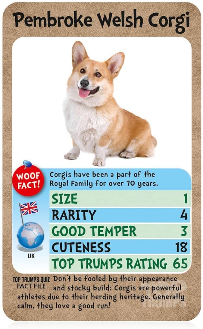 Top Trumps Card Game Dogs - Family Learning Games