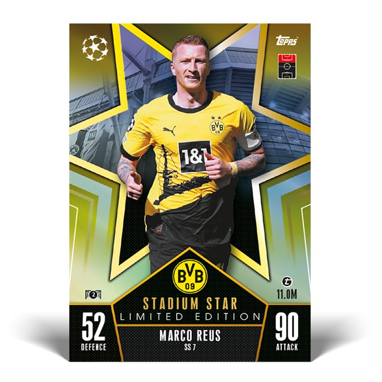 Topps Match Attax 23/24 - Mega Tin 2 - contains 66 Match Attax cards plus 4 exclusive Stadium Stars Limited Edition cards