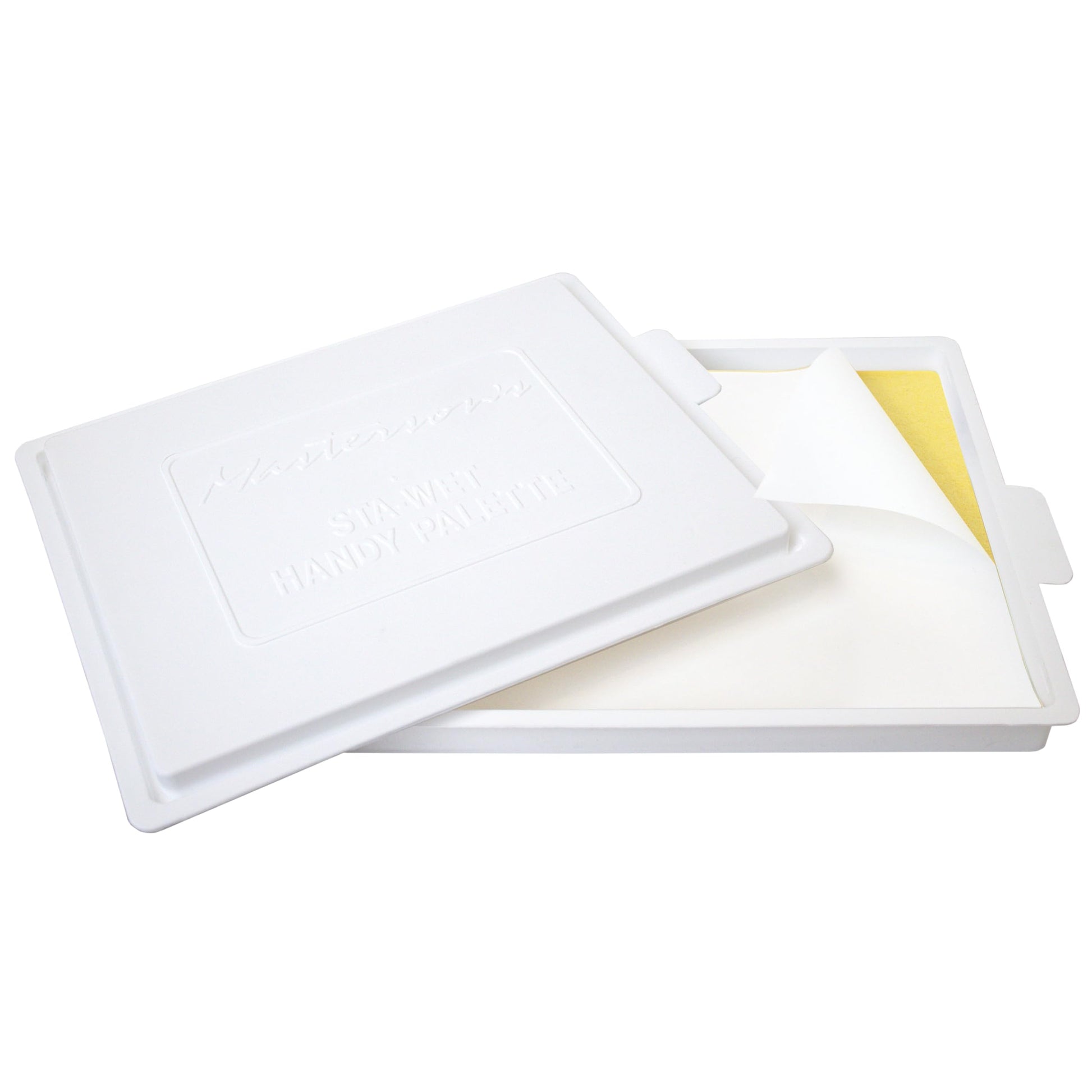 Masterson Sta-Wet Handy Palette Airtight Paint Palette Keeps Paint Fresh for Days 8.5X7 Inches, Made in USA
