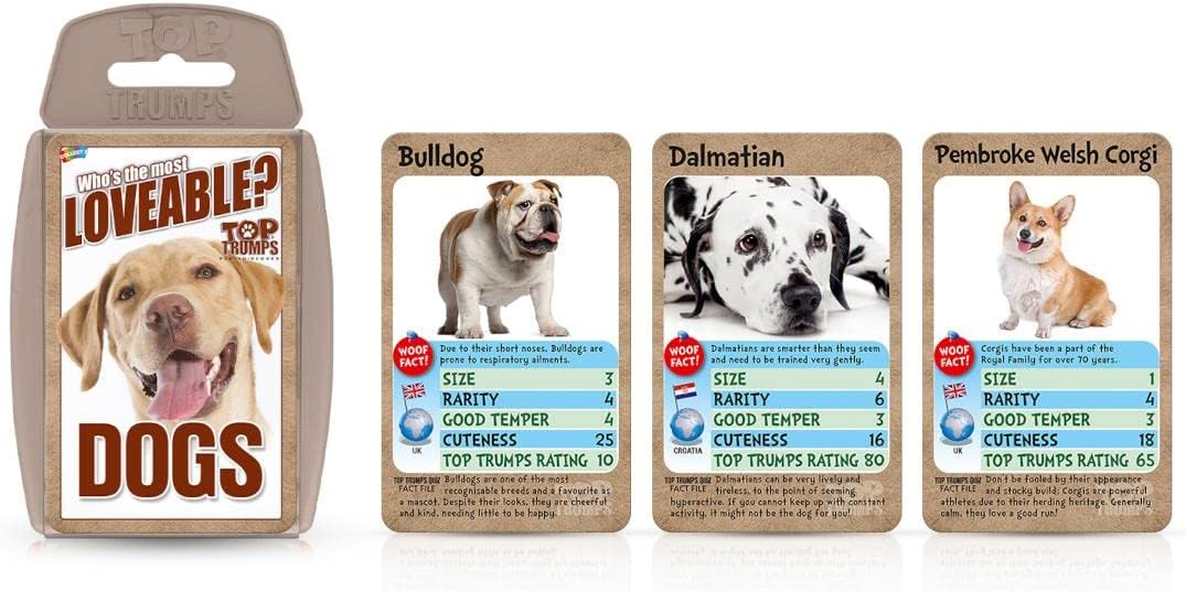 Top Trumps Card Game Dogs - Family Learning Games