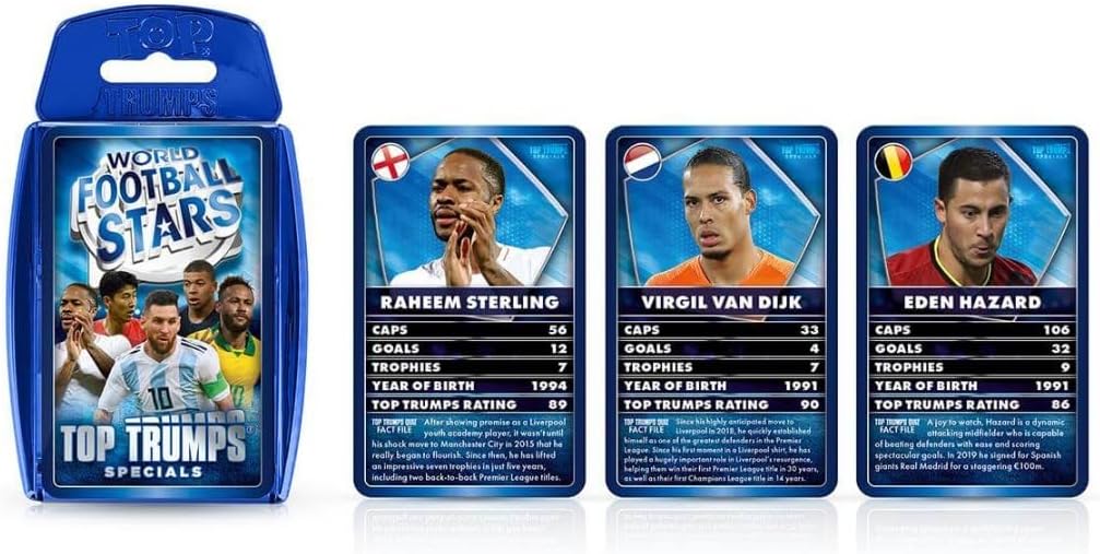 Top Trumps World Football Stars Specials Card Game