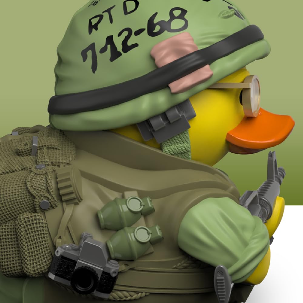 TUBBZ First Edition Sergeant J.T. Davis Collectable Vinyl Rubber Duck Figure - Official Stanley Kubrick Merchandise - Action TV & Movies