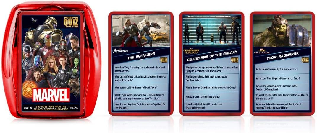 Top Trumps Marvel Cinematic Universe Quiz Game