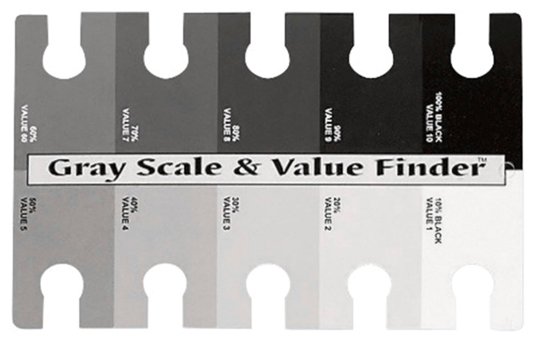 COLOR WHEEL COMPANY GRAY SCALE VALU FIND 4"X6"