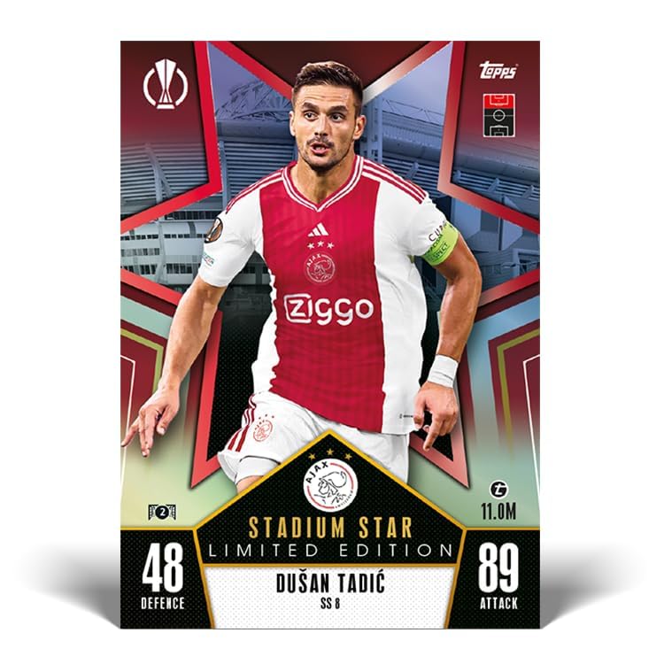 Topps Match Attax 23/24 - Mega Tin 2 - contains 66 Match Attax cards plus 4 exclusive Stadium Stars Limited Edition cards