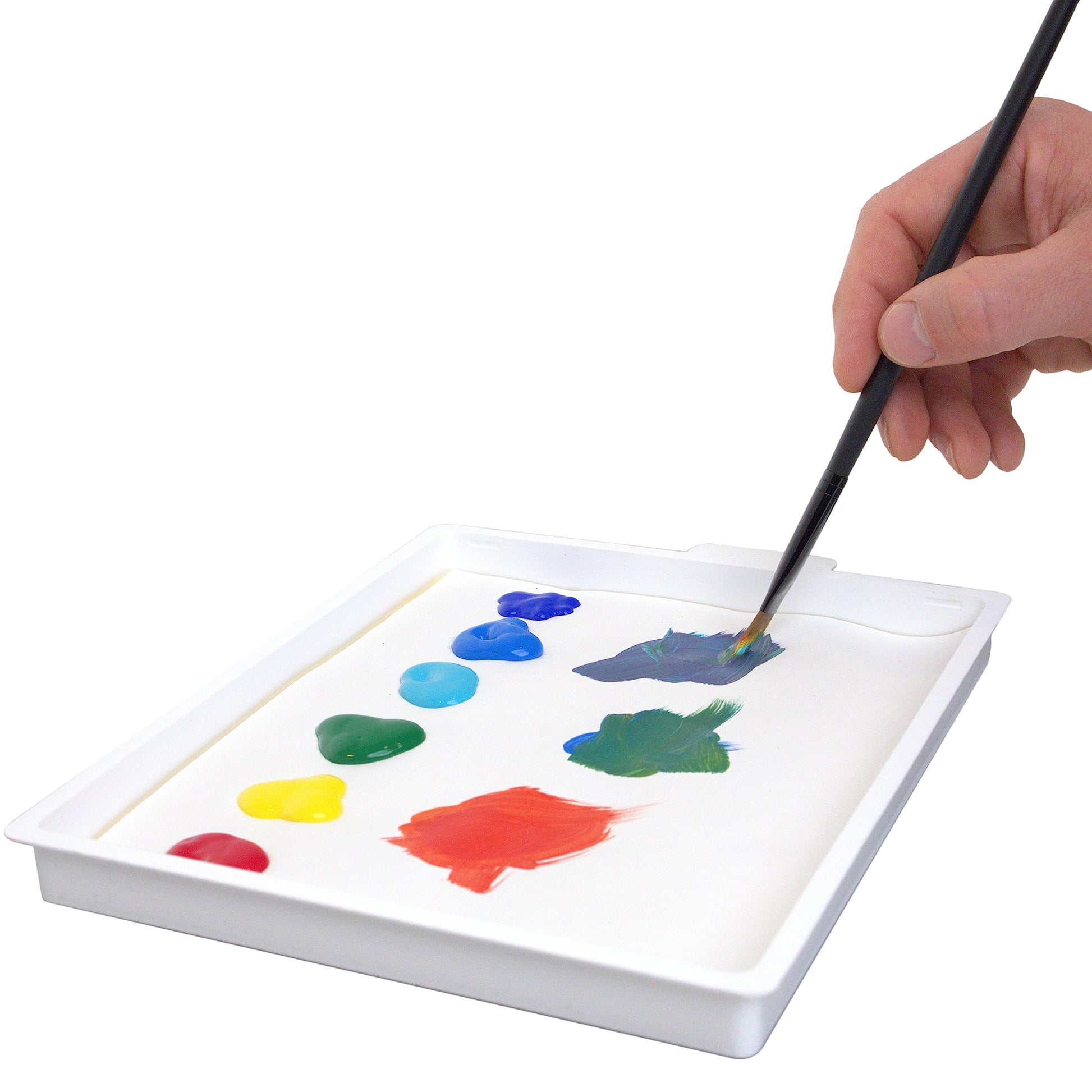 Masterson Sta-Wet Handy Palette Airtight Paint Palette Keeps Paint Fresh for Days 8.5X7 Inches, Made in USA
