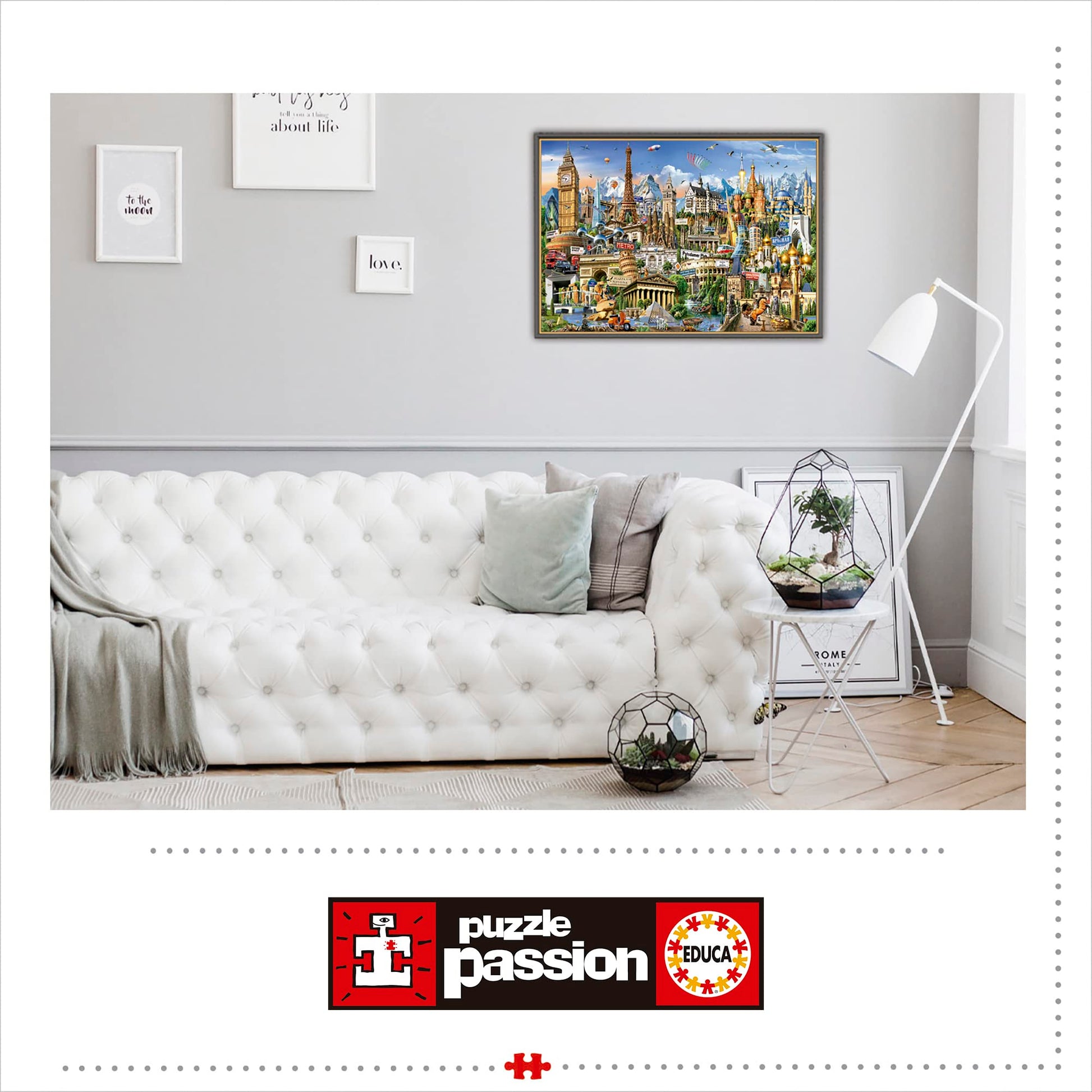 Educa Borrás 17697 Symbole Von Europa Educa Borras Europe Landmarks 2000 Piece Jigsaw Puzzle, Multi, Standard Size